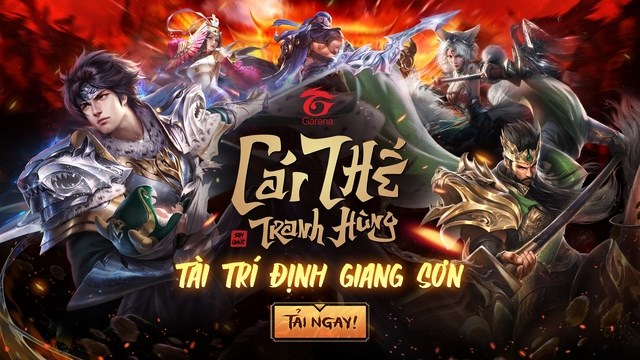 Garena Cái Thế Tranh Hùng - Tựa game đấu tướng chiến thuật đặc sắc