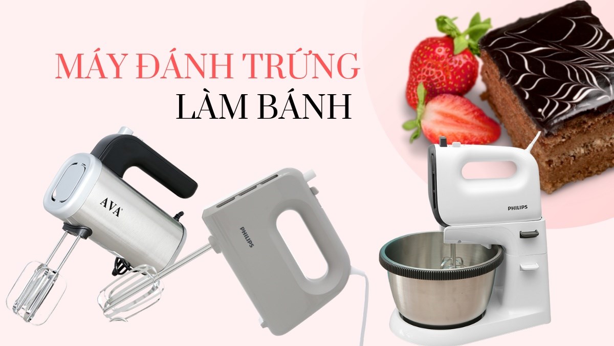 Máy đánh trứng làm bánh