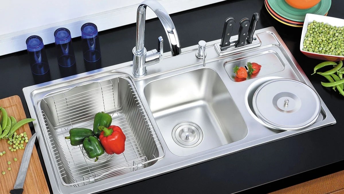 bồn rửa chén 2 hộc 1 cánh