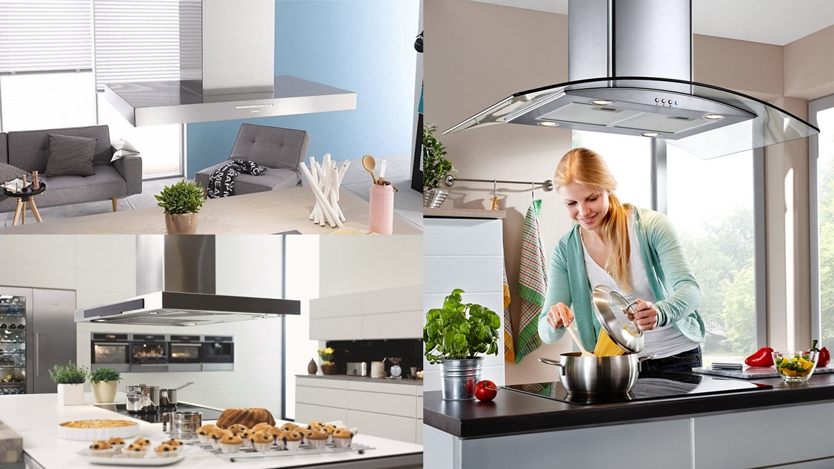 Máy hút mùi treo trần hiện đại