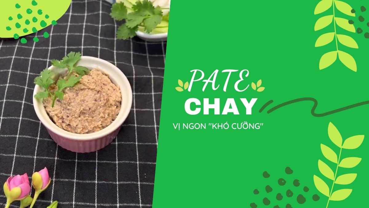 Pate chay bằng đậu đỏ