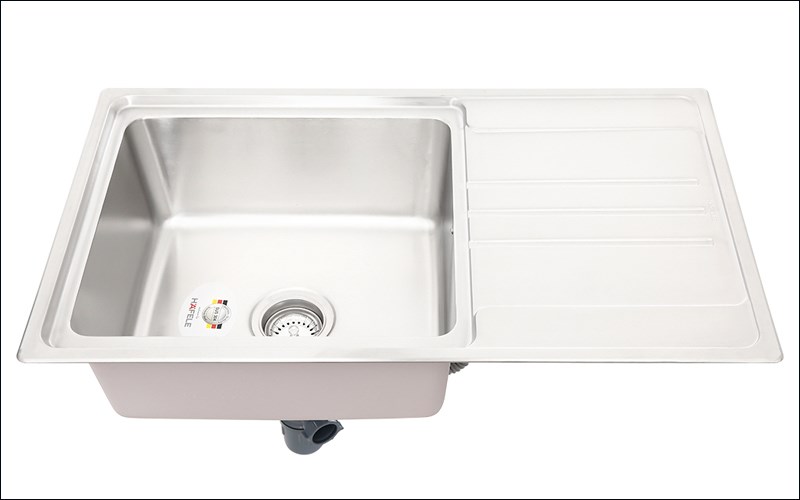 Chậu rửa ch&eacute;n 1 ngăn 1 c&aacute;nh inox Hafele HS20-SSN1S60 (567.20.266)