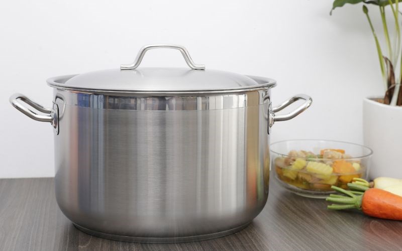 Nồi inox 3 đáy nắp inox 32 cm Fivestar N32-3D