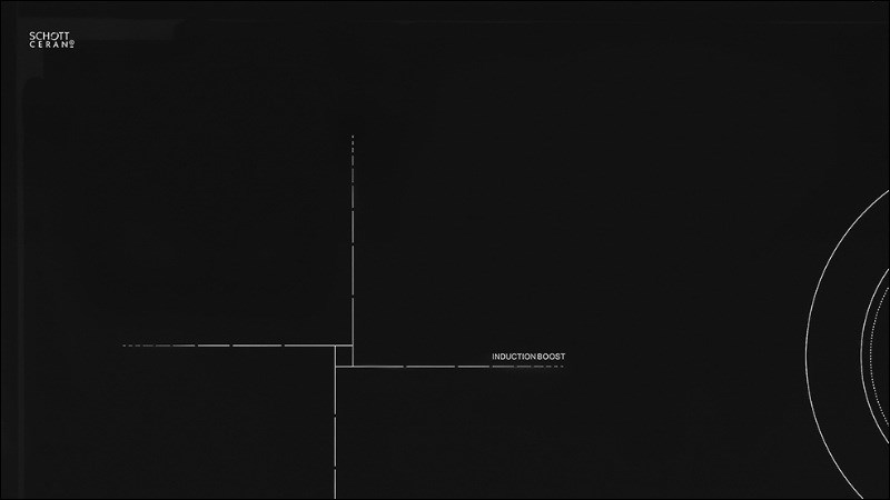 Bếp từ Ferroli được l&agrave;m từ mặt k&iacute;nh Schoot Ceran