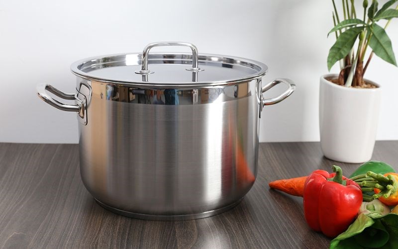 Nồi inox 3 đáy nắp inox 28 cm Fivestar N28-3QB