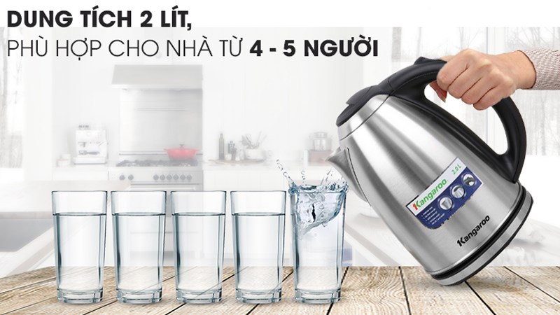 Bình đun siêu tốc Kangaroo 2 lít KG-20SK3
