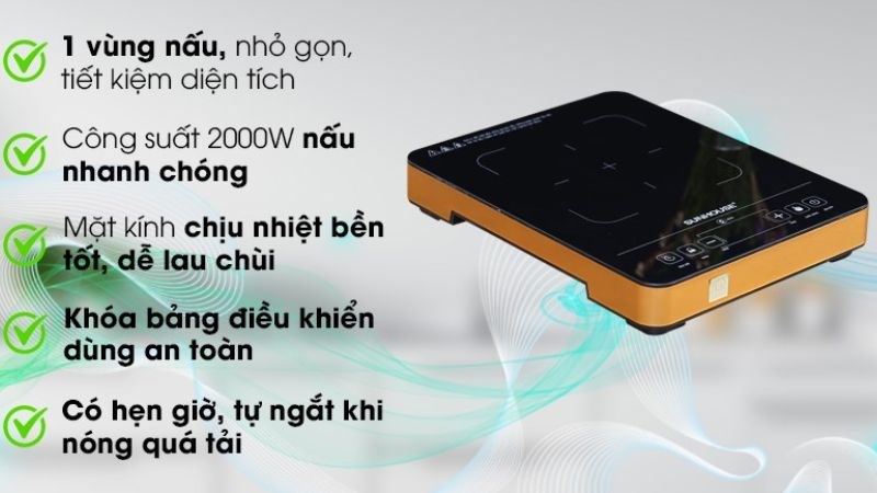 Bếp hồng ngoại Sunhouse SHD 6015(EMC) 