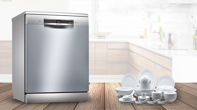 M&aacute;y rửa ch&eacute;n độc lập Bosch SMS6ZCI49E