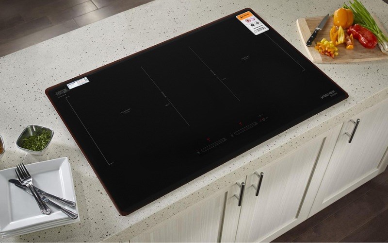 Bếp từ đ&ocirc;i lắp &acirc;m Kocher DIB4-888 c&oacute; thiết kế mặt bếp đẹp mắt