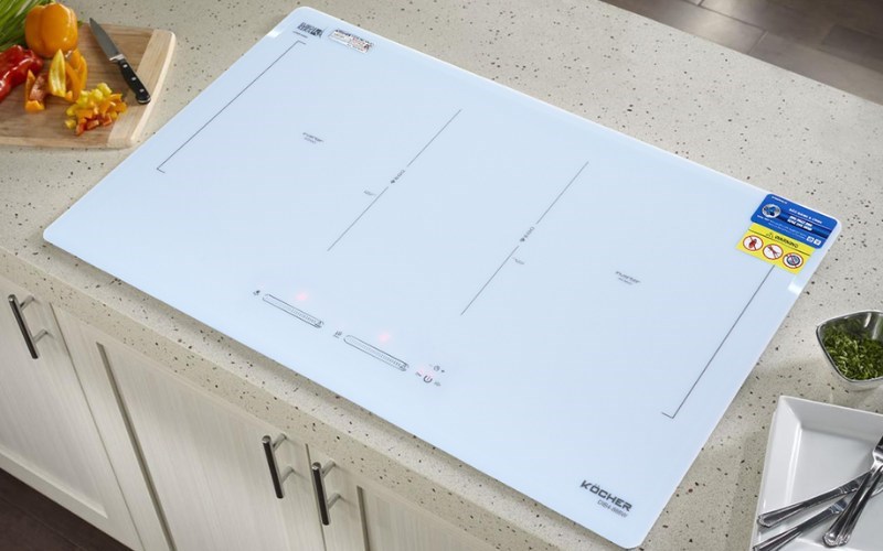 Bếp từ đ&ocirc;i lắp &acirc;m Kocher DIB4-888W c&oacute; mặt k&iacute;nh Eurokera đến từ thương hiệu Kocher