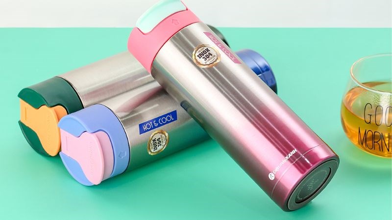 B&igrave;nh giữ nhiệt inox 470 ml DMX BG006 