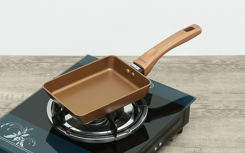 Chảo nh&ocirc;m chống d&iacute;nh đ&aacute;y từ 18 cm Visions VS-EP18-AB/JP[info]