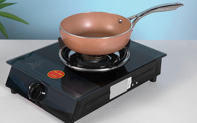 Chảo nhôm sâu chống dính vân đá đáy từ 20 cm Elmich EL-5740MN