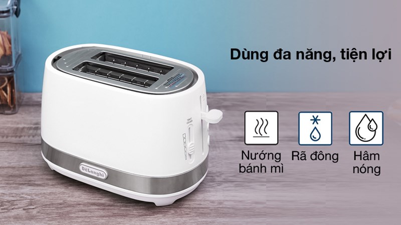 M&aacute;y nướng b&aacute;nh m&igrave; Delonghi CTLA2103.W