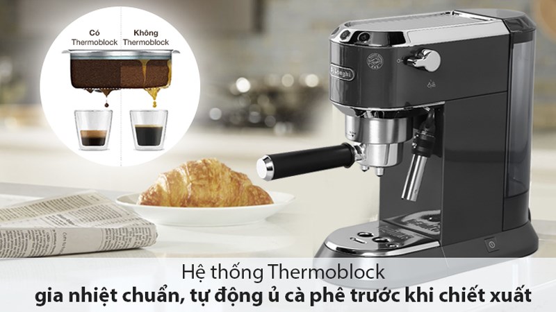 áy pha cà phê Delonghi EC785.GY