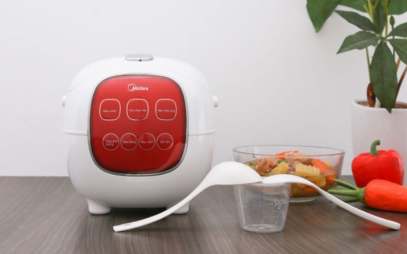 Nồi cơm điện tử Midea 0.6 l&iacute;t MB-FS1617