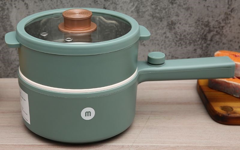 Ca nấu đa năng Mishio MK-271 1.5 l&iacute;t xanh