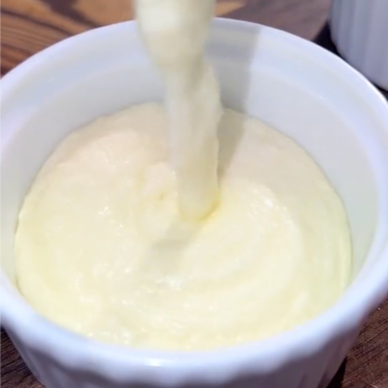 Bước 4 Làm kem chấm bánh mochi và vỏ bánh ore chấm kèm theo Bánh mochi trà xanh chấm kem sữa