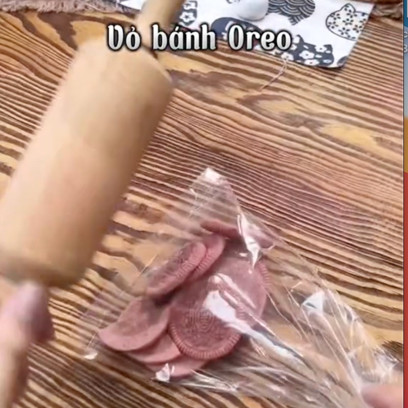 Bước 4 Làm kem chấm bánh mochi và vỏ bánh ore chấm kèm theo Bánh mochi trà xanh chấm kem sữa