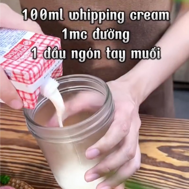 Bước 4 Làm kem chấm bánh mochi và vỏ bánh ore chấm kèm theo Bánh mochi trà xanh chấm kem sữa