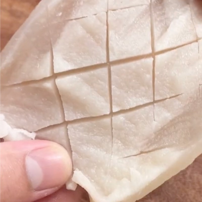 Bước 3 Nướng da heo Da heo nướng muối ớt