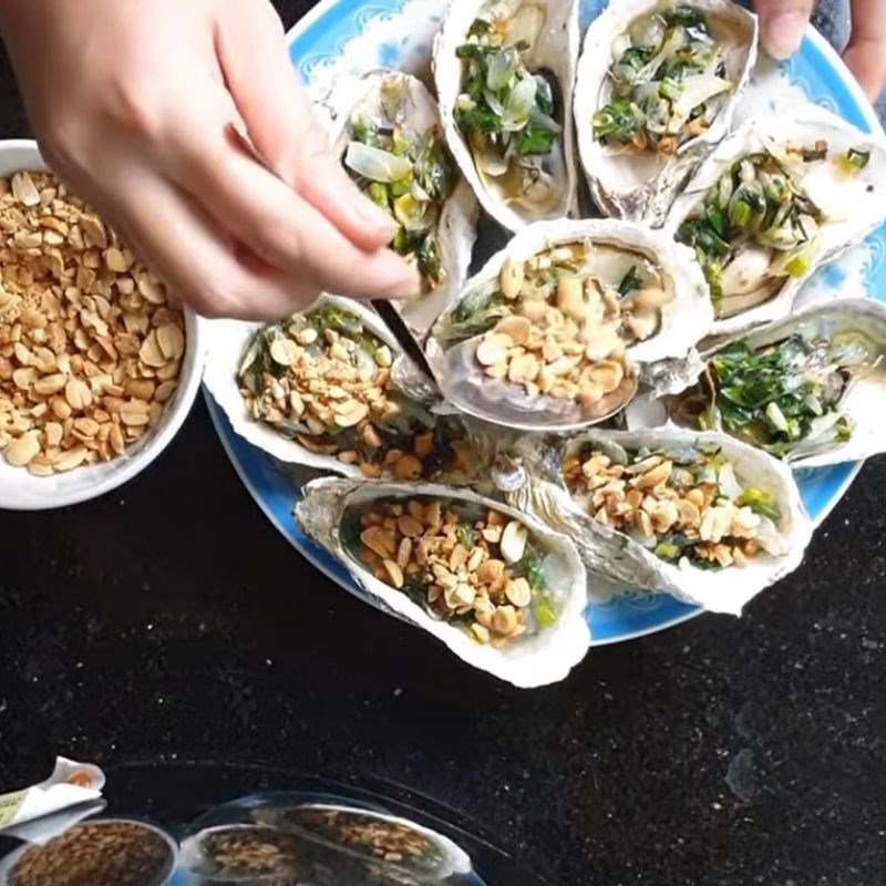 Bước 3 Nướng hàu bằng bếp nướng điện hàu nướng bằng bếp nướng điện