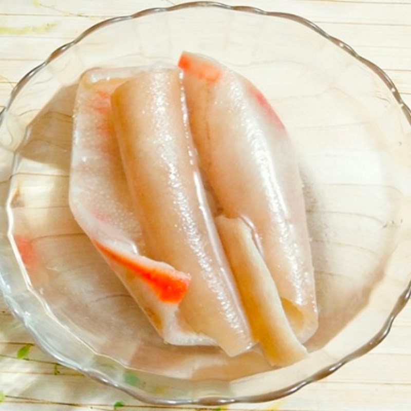 Bước 1 Sơ chế da heo Da heo nướng muối ớt