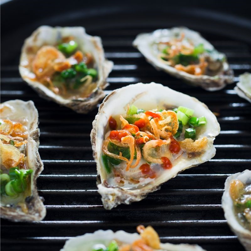 Bước 4 Thành phẩm hàu nướng bằng bếp nướng điện