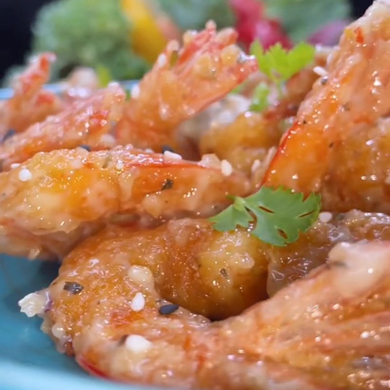 Bước 4 Thành phẩm Tôm chiên giòn sốt mayonnaise mù tạc
