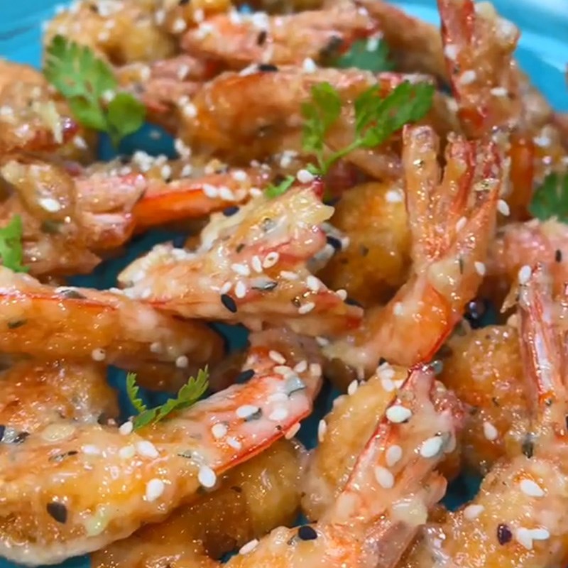 Bước 4 Thành phẩm Tôm chiên giòn sốt mayonnaise mù tạc