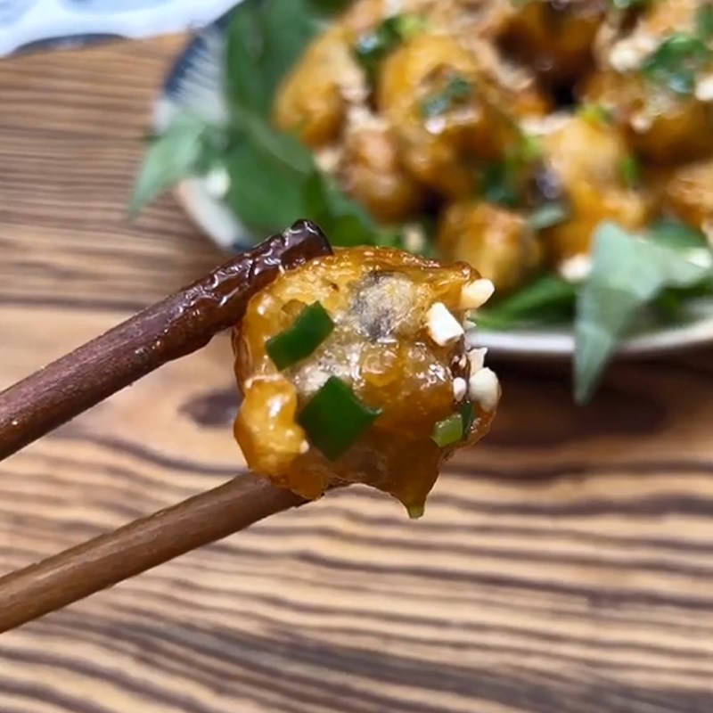 Bước 4 Thành phẩm Cút lộn chiên nước mắm