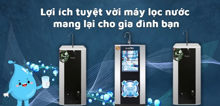 10 lợi ích tuyệt vời máy lọc nước mang lại cho gia đình bạn