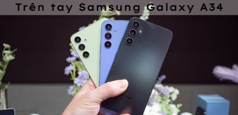 On hand Samsung Galaxy A34: Modern design, formidable performance, 48MP OIS camera