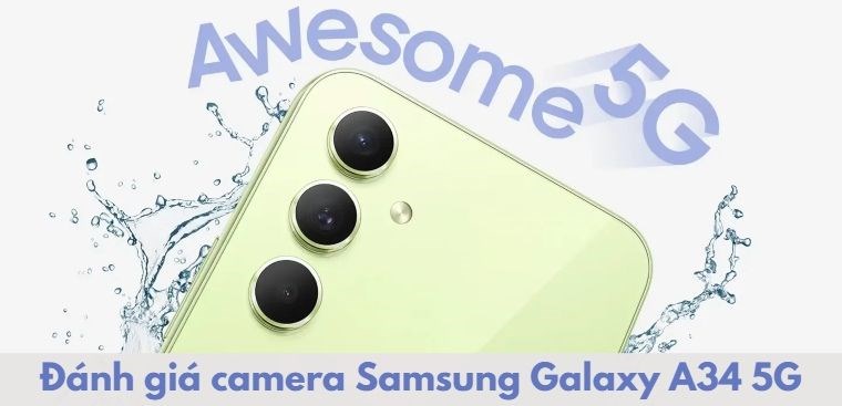 Review camera, photography technology on Samsung Galaxy A34 5G