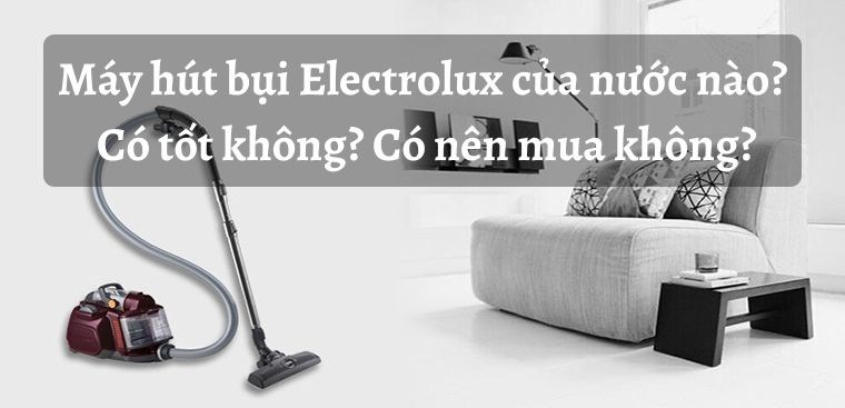 Máy hút bụi Electrolux của nước nào? Có tốt không? Có nên mua không?