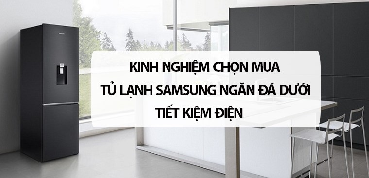 Kinh nghiệm chọn mua tủ lạnh Samsung ngăn đá dưới tiết kiệm điện cho gia đình bạn