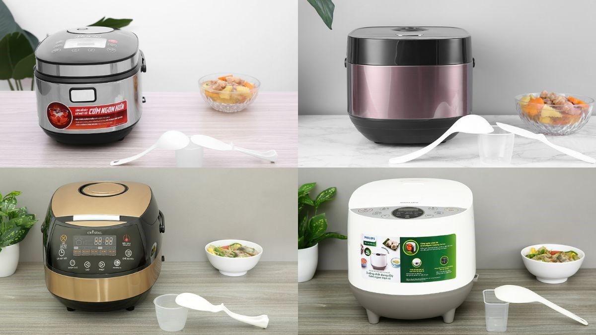 Top 5 nồi cơm 3 mâm nhiệt đa chức năng