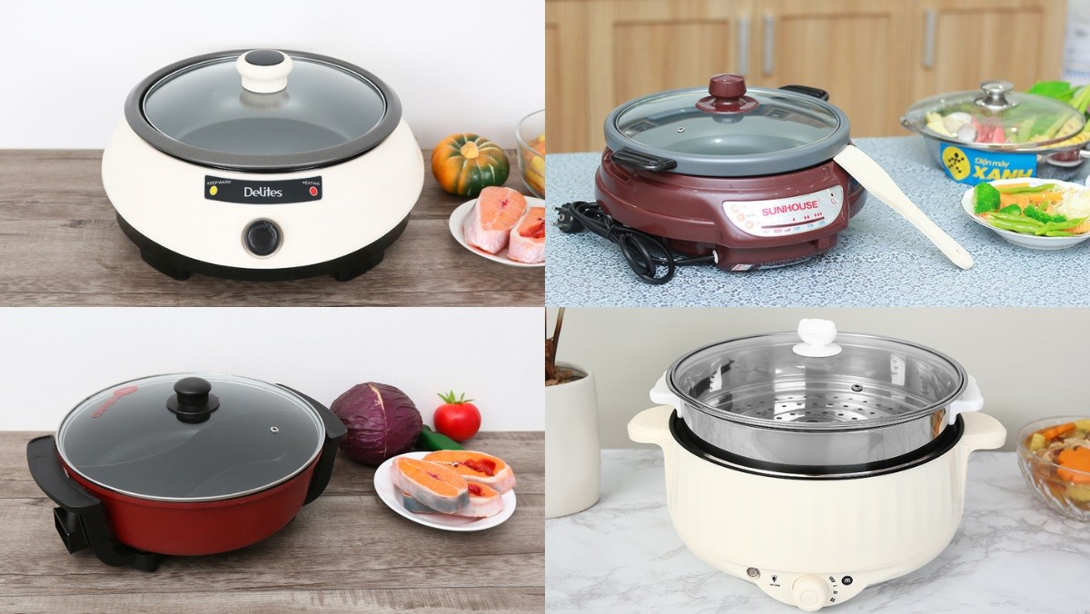 Top chảo điện chống dính có chất lượng tốt, bền bỉ