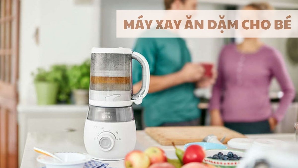 Các loại máy xay ăn dặm nên sắm giúp mẹ nhàn tênh trong việc nấu ăn cho bé