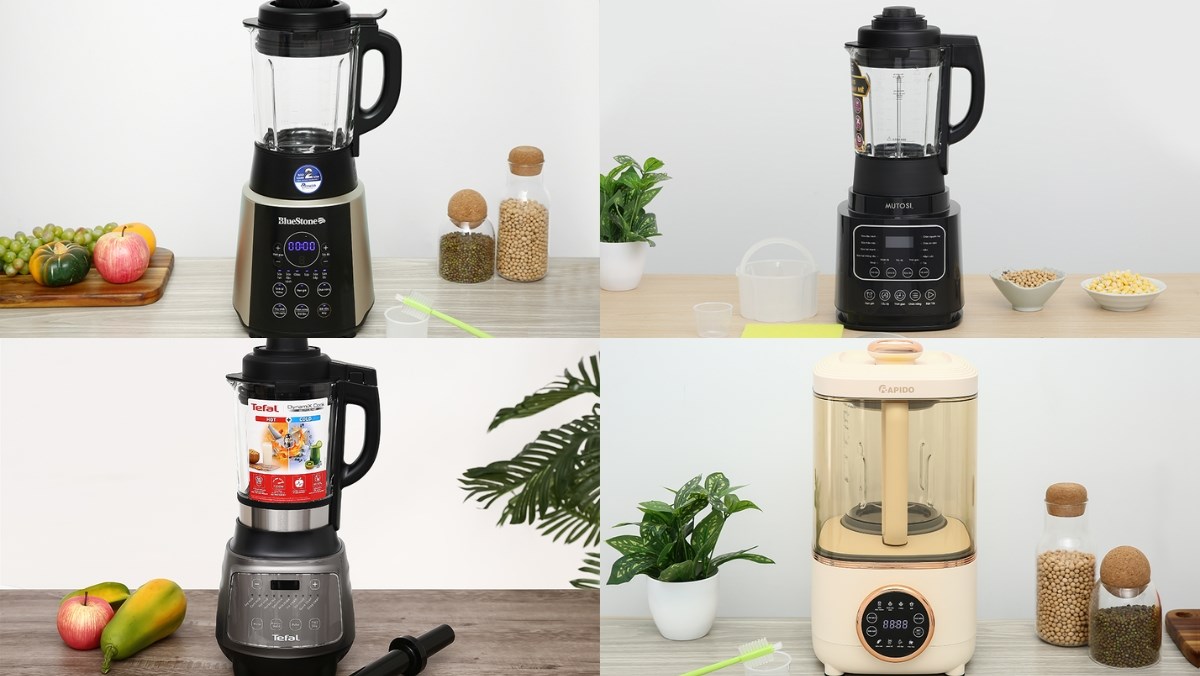 Top 5 máy làm sữa hạt tự vệ sinh