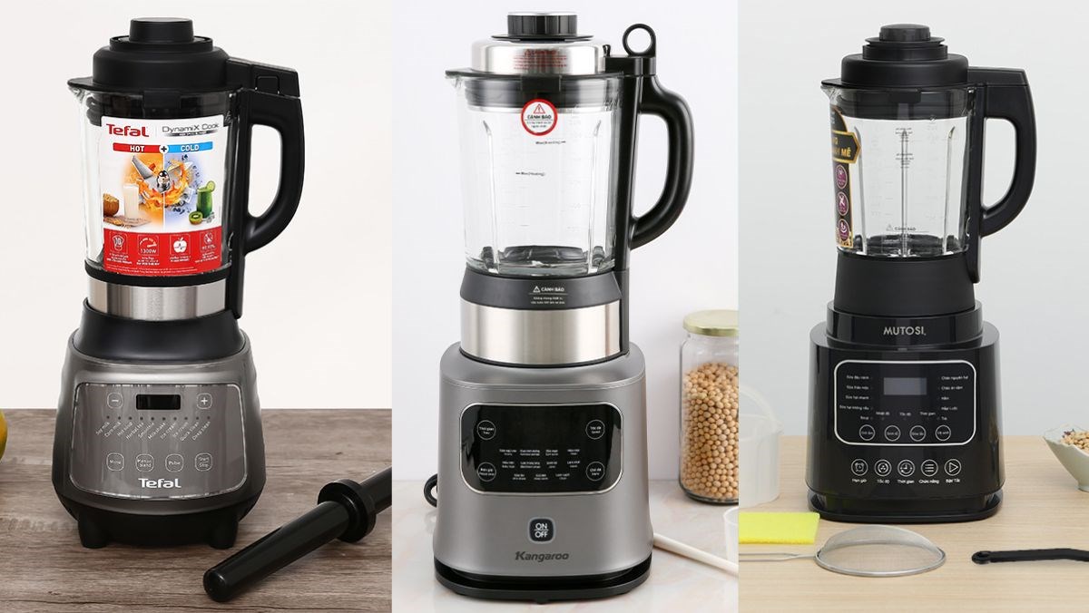 Top 3 máy làm sữa hạt công suất lớn tích hợp xay nấu