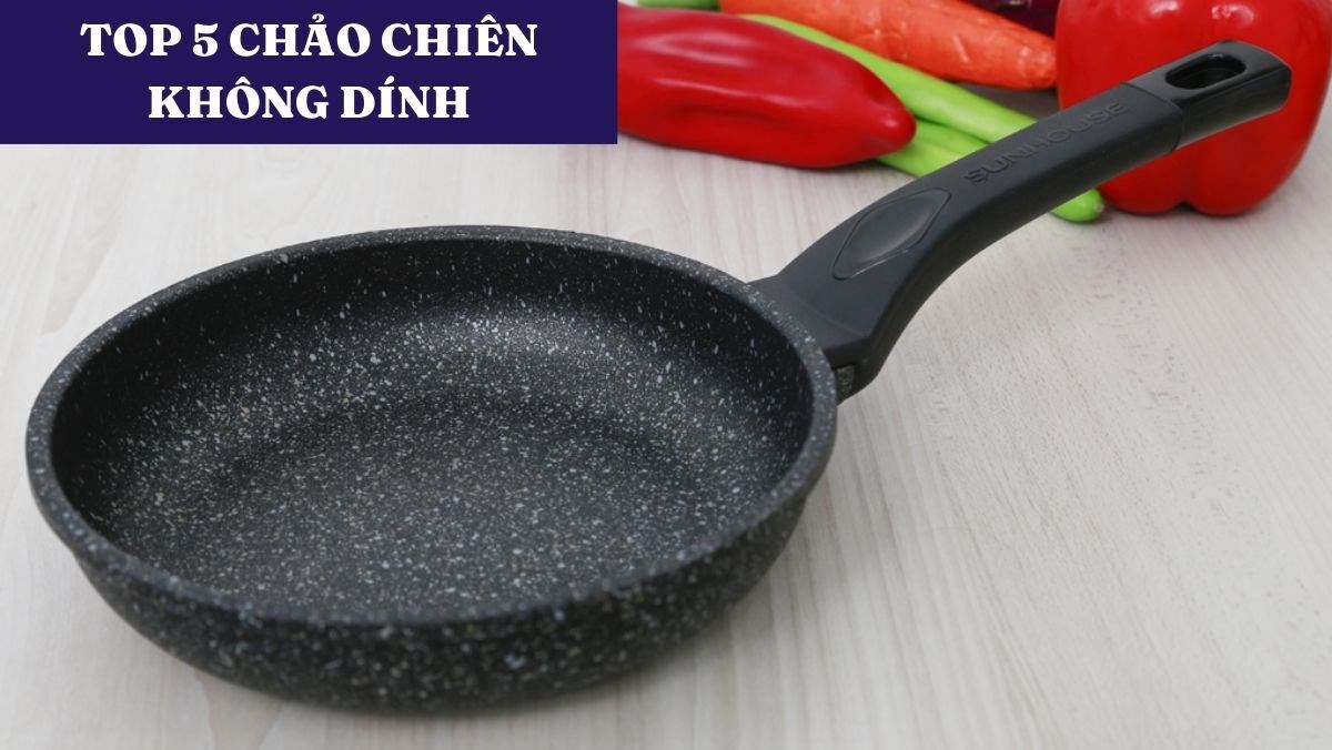 Các mẫu chảo chiên không dính vân đá