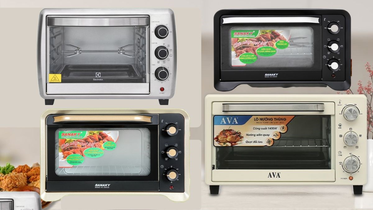 Top 5 mẫu lò nướng độc lập giá cực rẻ