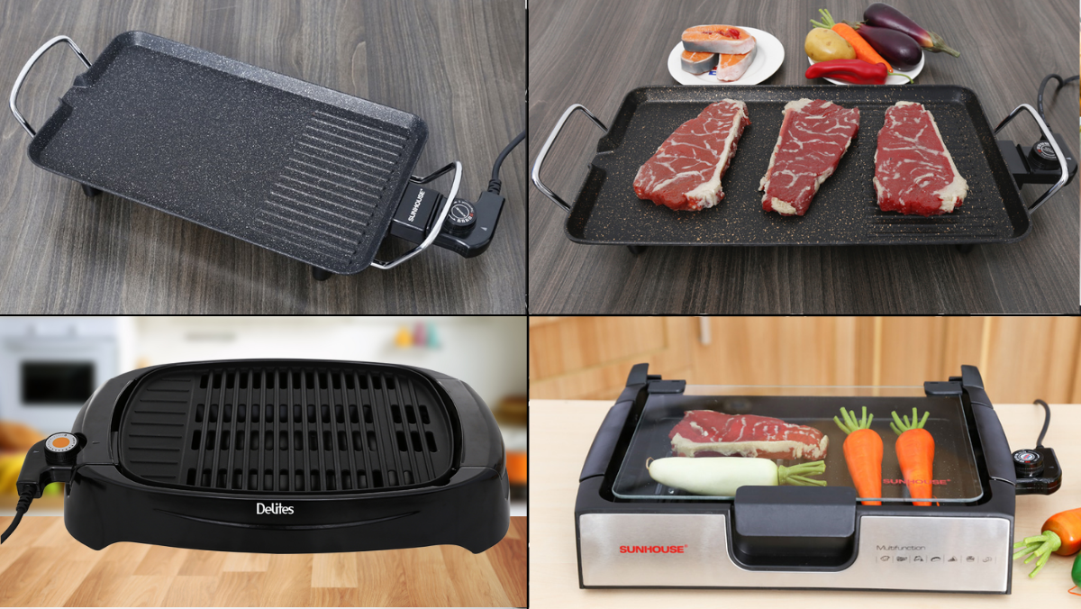 Top bếp nướng ngoài trời bằng điện