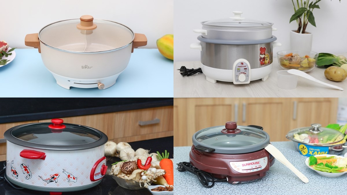 Top chảo nấu điện bền bỉ