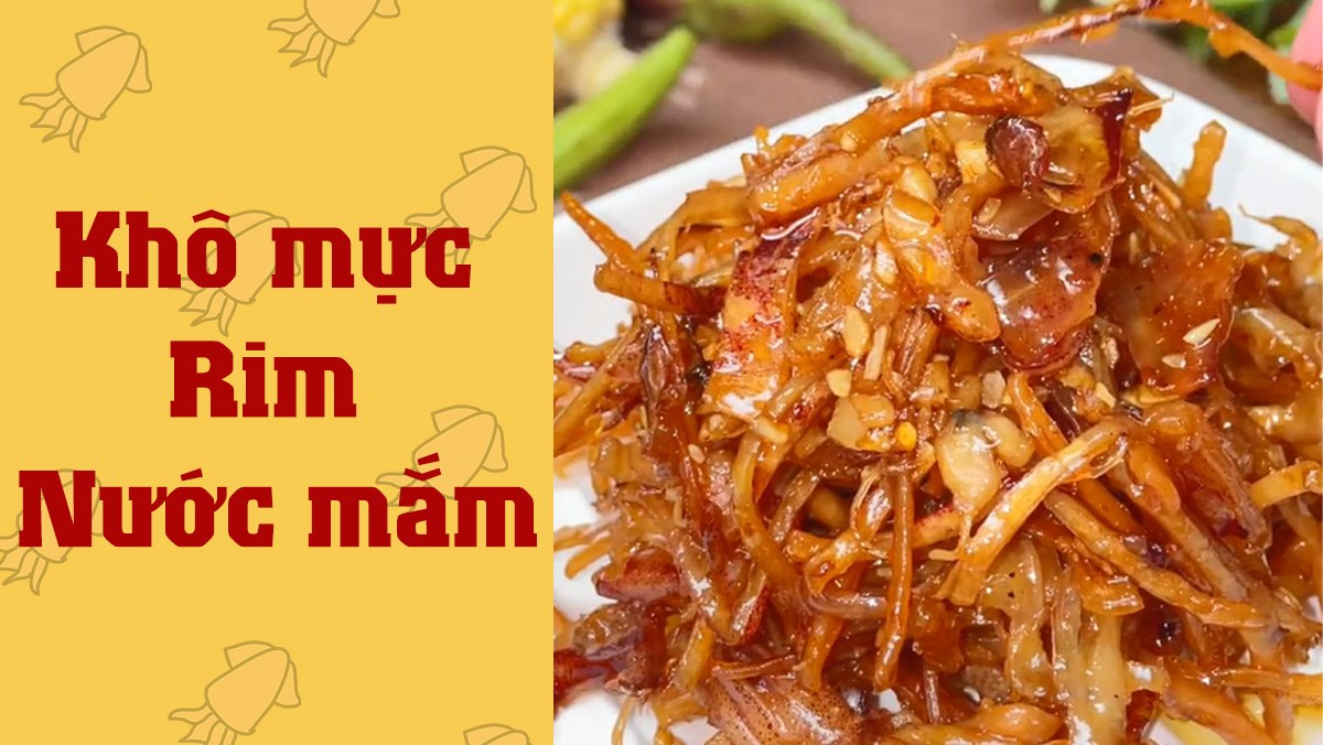 3 cách làm mực rim nước mắm giòn ngon đơn giản