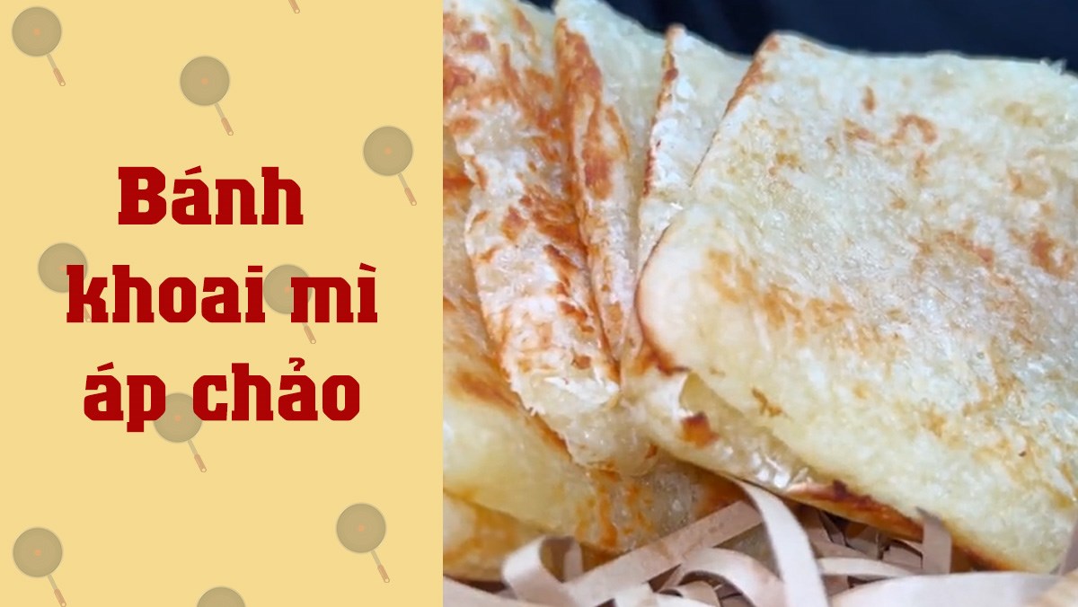 Bánh khoai mì áp chảo