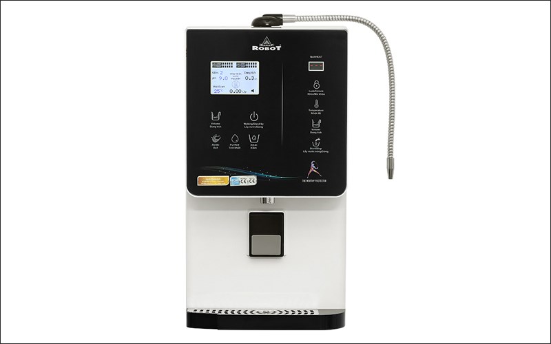 Máy lọc nước điện giải ion kiềm nóng nguội lạnh Robot IonQueen 511X 4 lõi 5 tấm điện cực