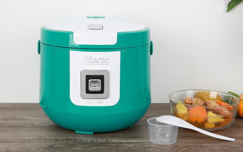 Nồi cơm nắp g&agrave;i Sunhouse 1.8 l&iacute;t SHD8658G Xanh