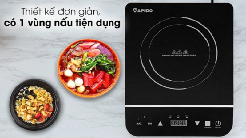 Bếp từ Rapido đa dạng mẫu m&atilde;